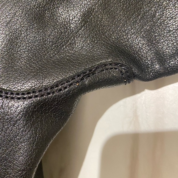 FRYE Melissa Button Back Zip Black Leather Boots Women’s Size 7 - Picture 15 of 17